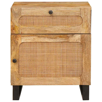 Armadio da Notte con cassetto Naturale 50 x 33 x 60 cm