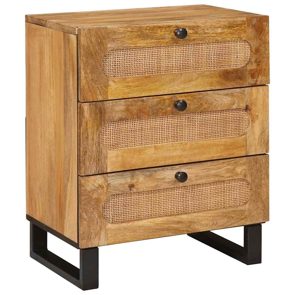 Armadio da Notte con cassetto Naturale 50 x 33 x 62 cm