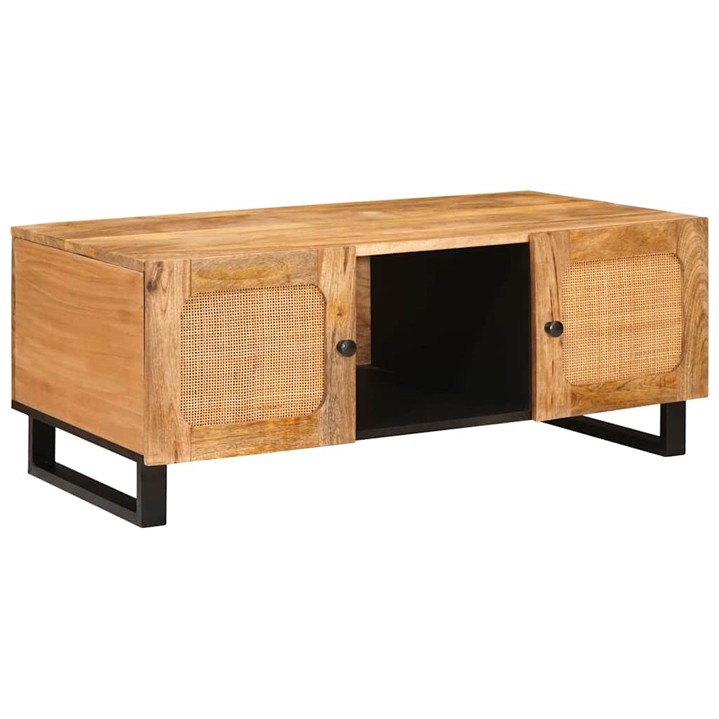 Tavolino da salotto Rovere artigianale 100 x 54 x 40 cm