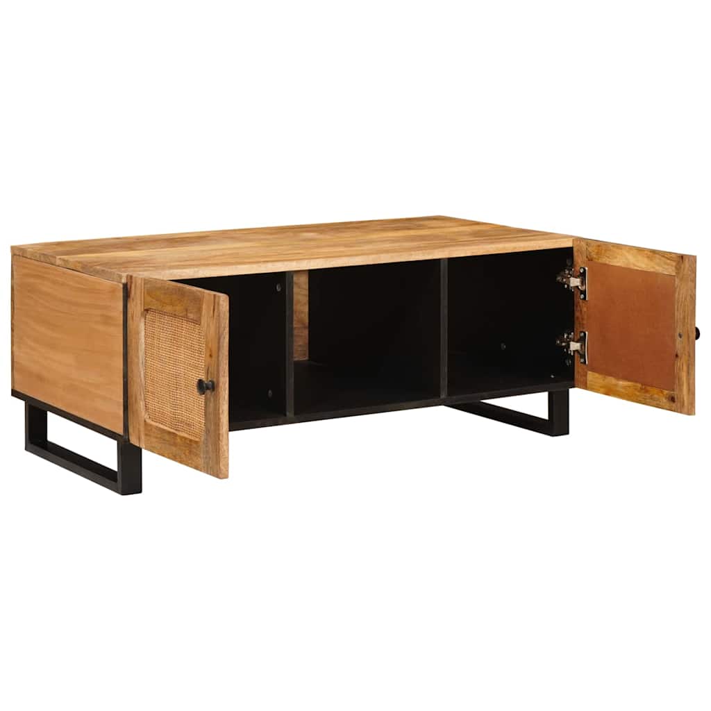 Tavolino da salotto Rovere artigianale 100 x 54 x 40 cm
