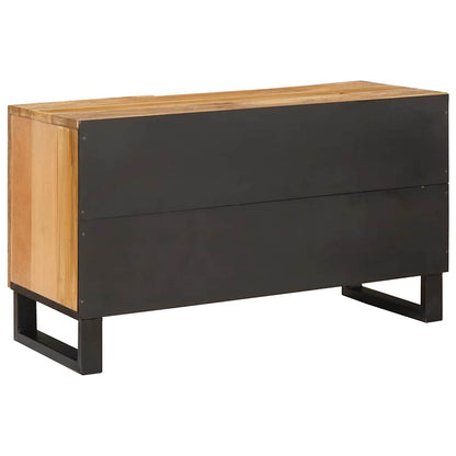 Mobile TV Marrone 80 x 33 x 46 cm Legno di mango massello