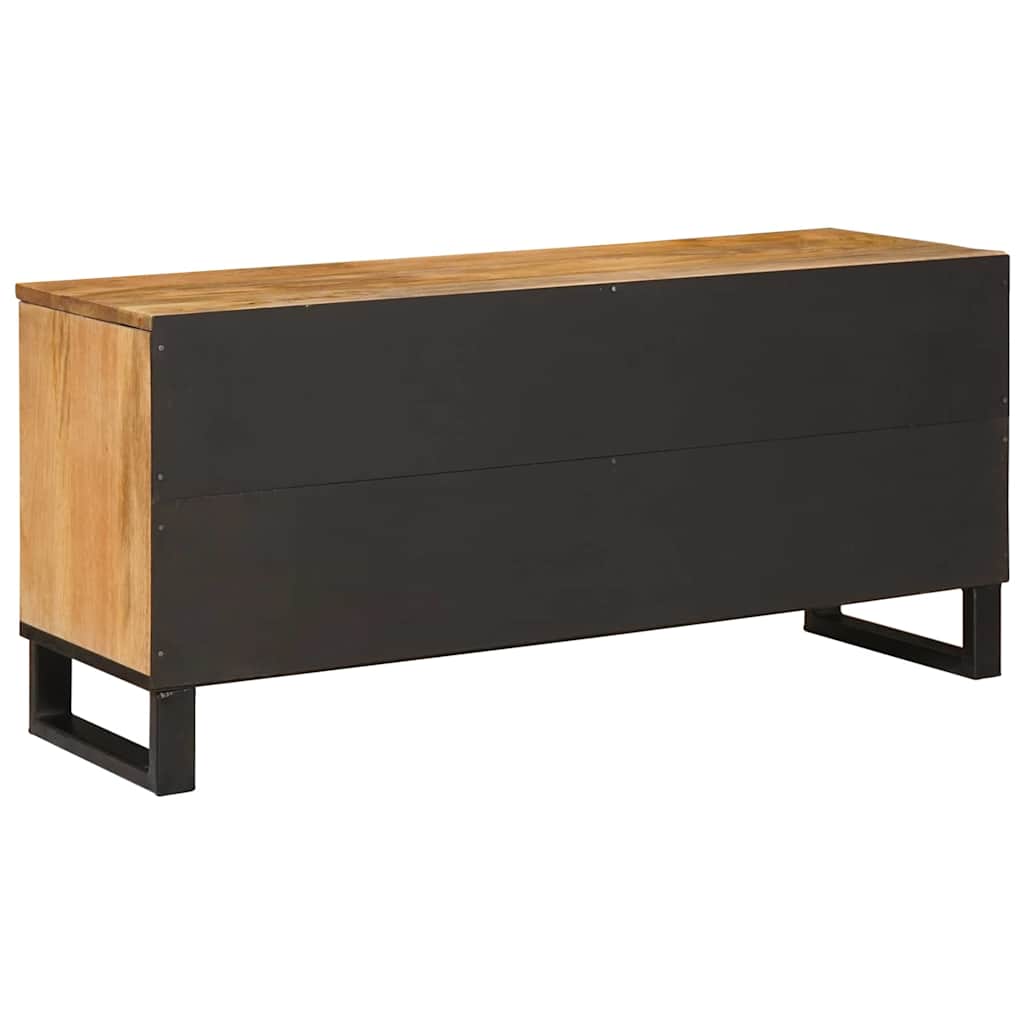 Mobile TV Marrone 100 x 33 x 46 cm Legno di mango massello