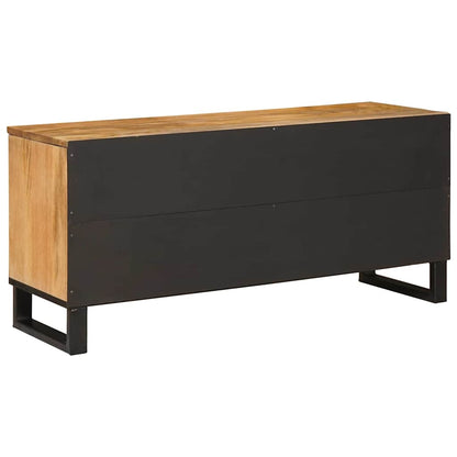 Mobile TV Marrone 100 x 33 x 46 cm Legno di mango massello