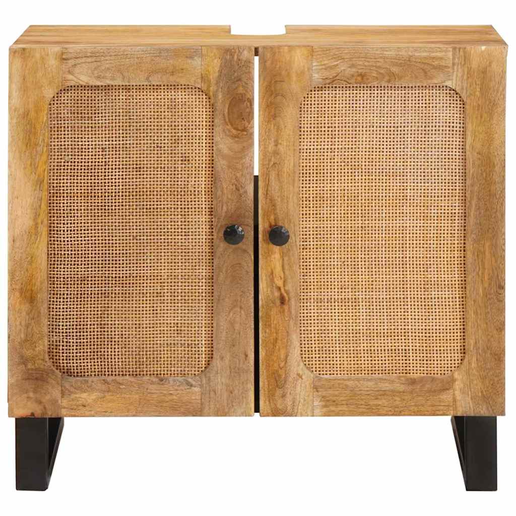 Armadio per Lavabo da Bagno con porta Marrone 62 x 33 x 58 cm