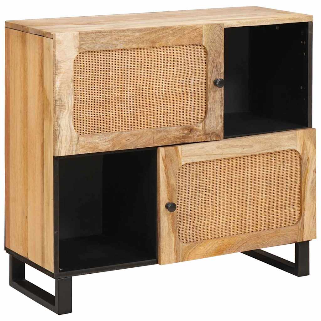 Credenza Marrone 80 x 33 x 75 cm Legno di mango massello