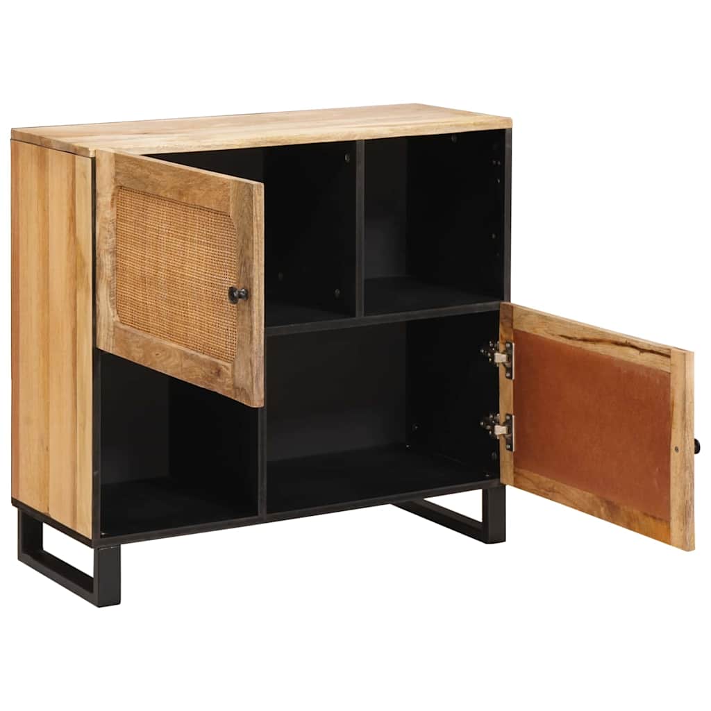 Credenza Marrone 80 x 33 x 75 cm Legno di mango massello