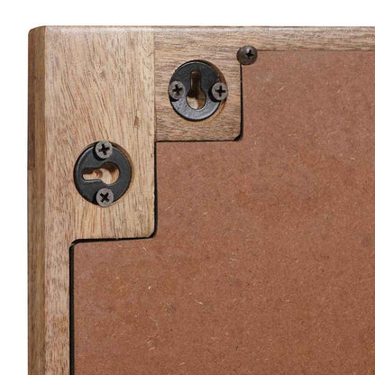 Specchio da bagno con specchio Marrone 50 x 2,5 x 70 cm