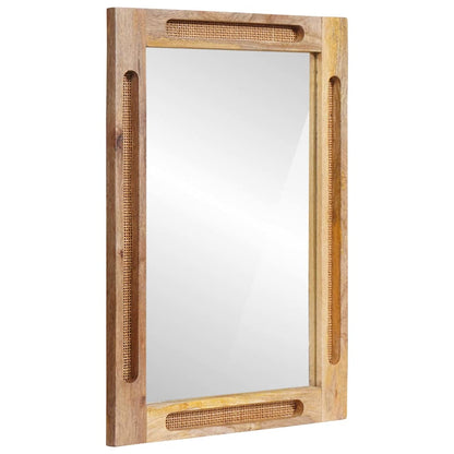 Specchio da bagno con specchio Marrone 50 x 2,5 x 70 cm