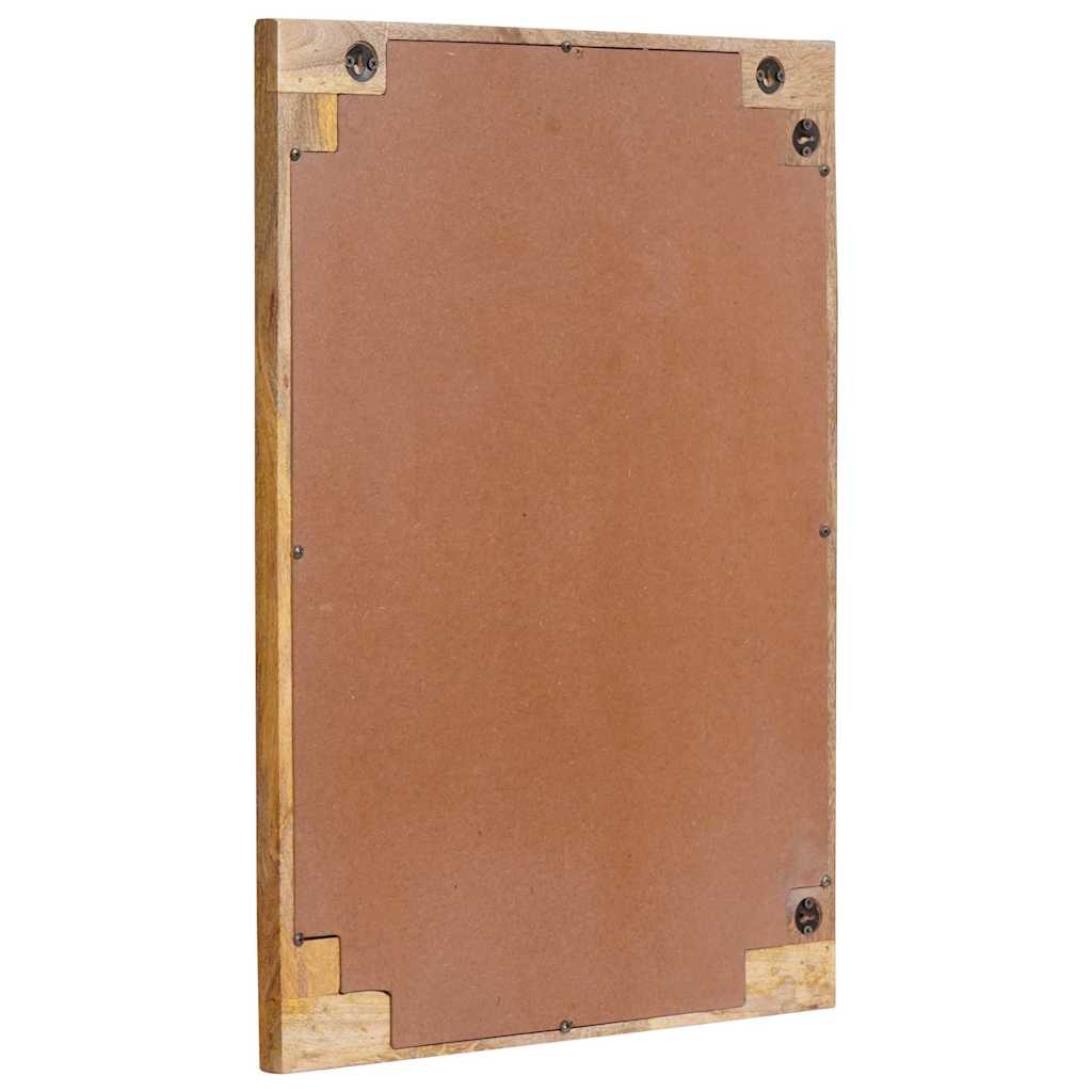 Specchio da bagno con specchio Marrone 50 x 2,5 x 70 cm