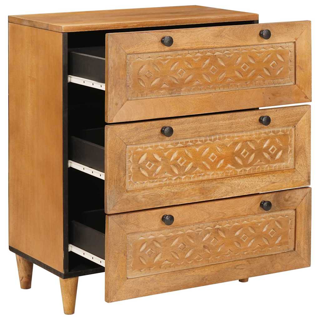 Credenza Marrone chiaro 60 x 33 x 75 cm legno massello di mango