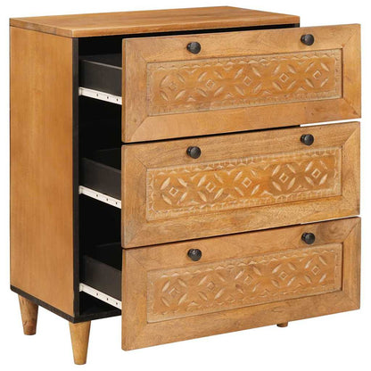 Credenza Marrone chiaro 60 x 33 x 75 cm legno massello di mango