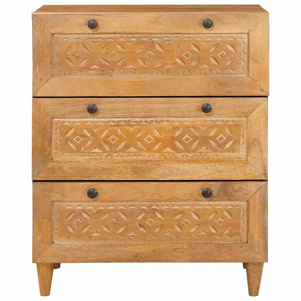 Credenza Marrone chiaro 60 x 33 x 75 cm legno massello di mango