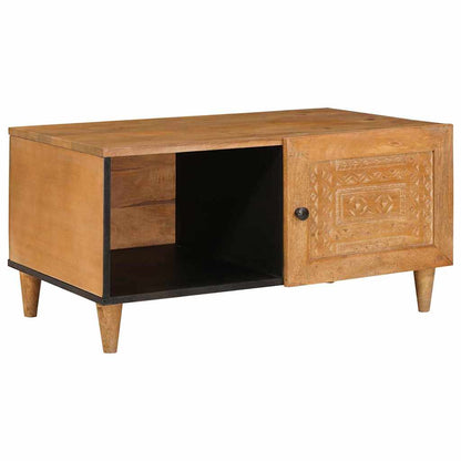 Tavolino da salotto con porta Marrone Chiaro 80 x 50 x 40 cm