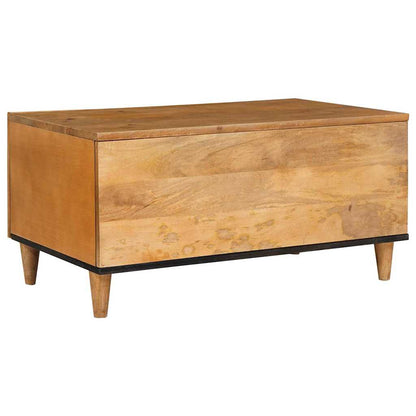 Tavolino da salotto con porta Marrone Chiaro 80 x 50 x 40 cm
