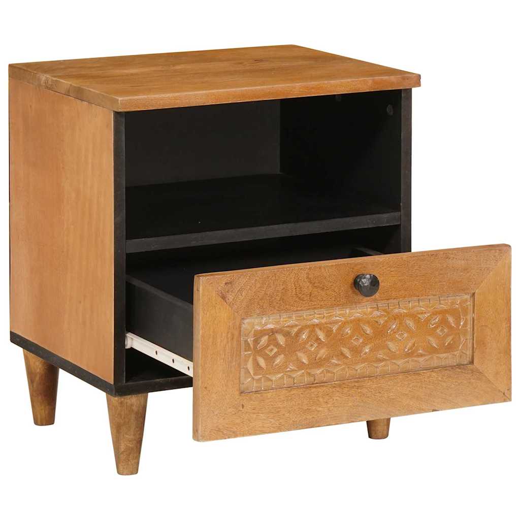Armadio da Notte con cassetto Marrone Chiaro 40 x 33 x 46 cm