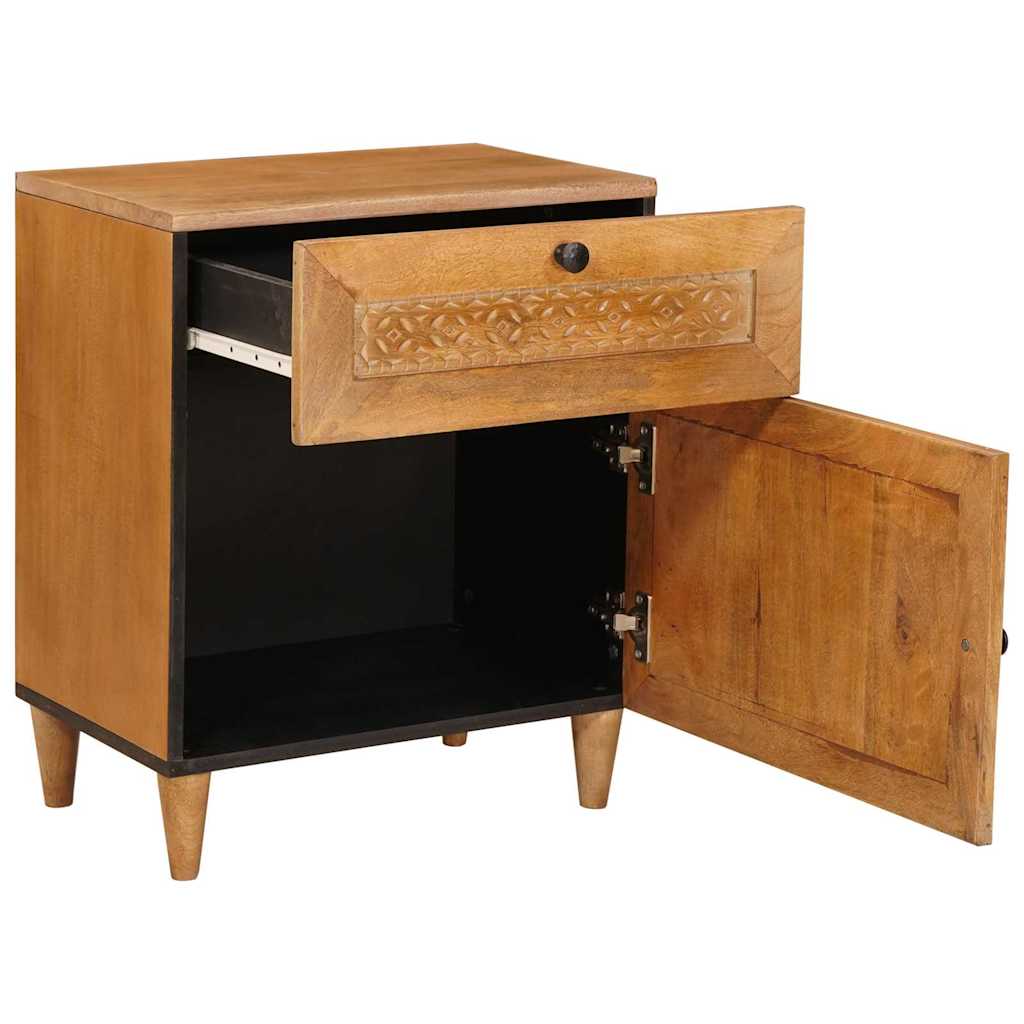 Armadio da Notte con cassetto Marrone Chiaro 50 x 33 x 60 cm