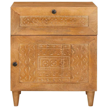 Armadio da Notte con cassetto Marrone Chiaro 50 x 33 x 60 cm