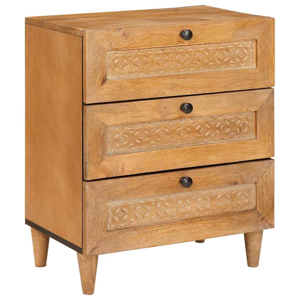 Armadio da Notte con cassetto Marrone Chiaro 50 x 33 x 62 cm
