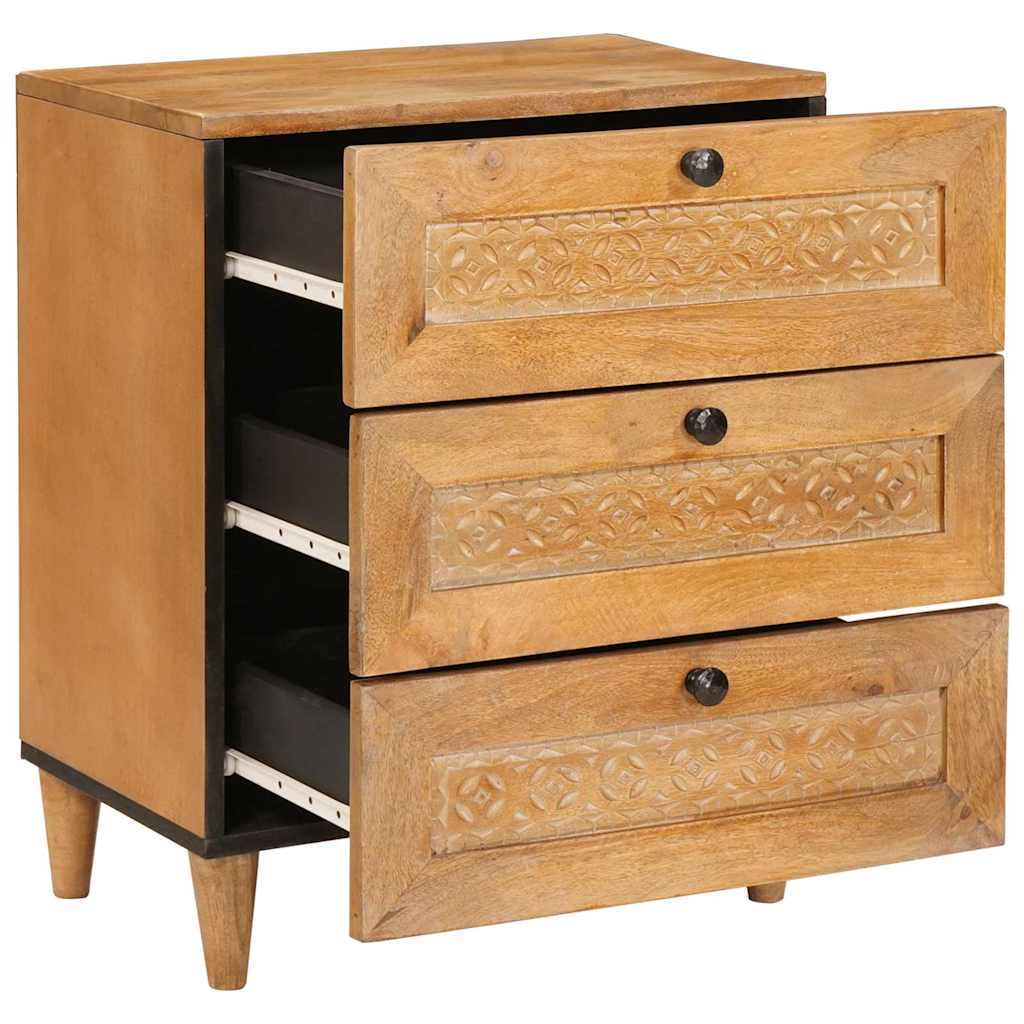 Armadio da Notte con cassetto Marrone Chiaro 50 x 33 x 62 cm
