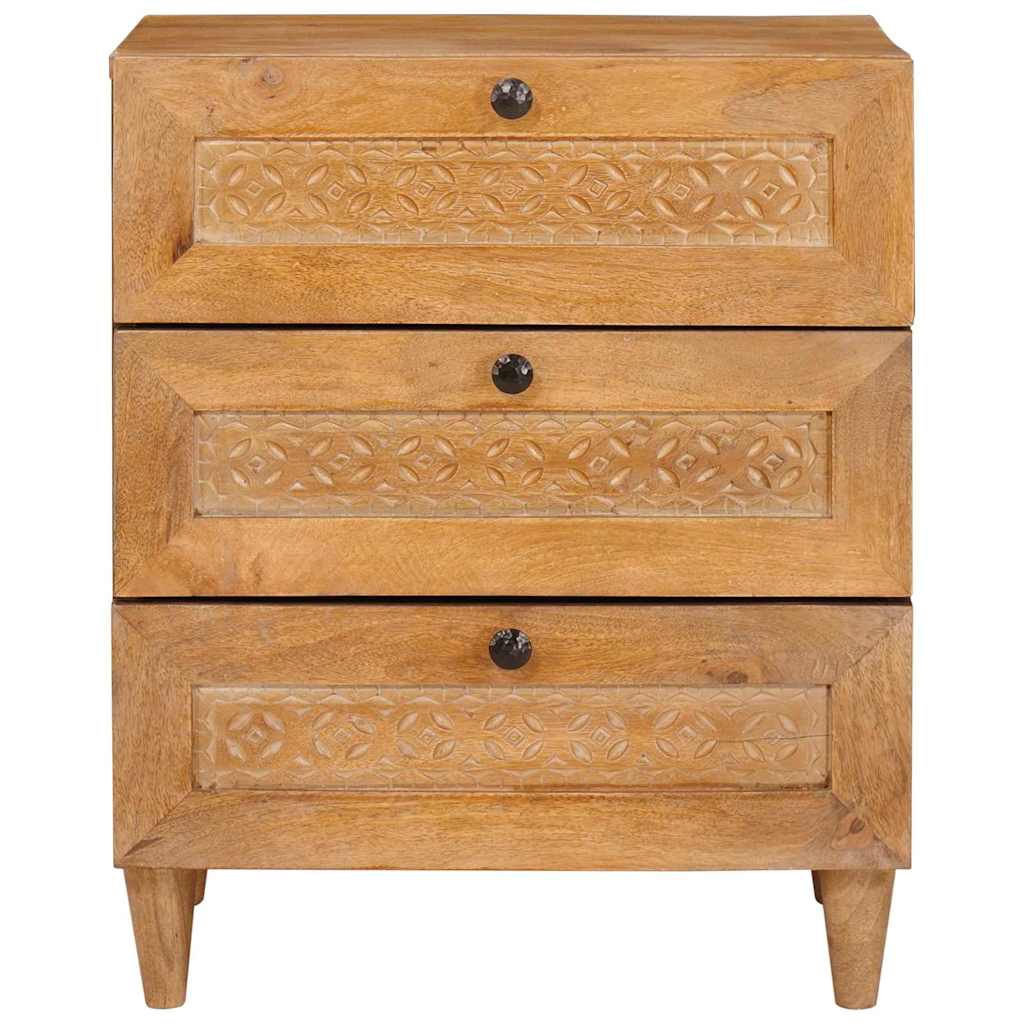 Armadio da Notte con cassetto Marrone Chiaro 50 x 33 x 62 cm
