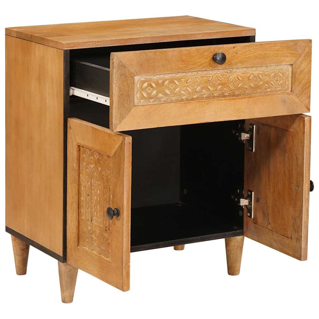 Armadio da Notte con cassetto Marrone Chiaro 50 x 33 x 60 cm