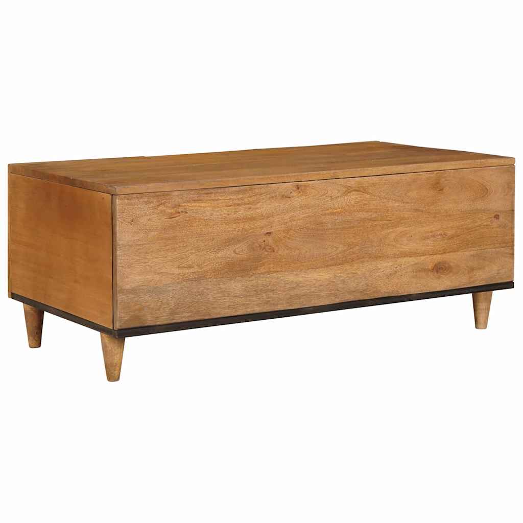 Tavolino da salotto con porta Marrone Chiaro 100 x 54 x 40 cm