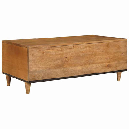 Tavolino da salotto con porta Marrone Chiaro 100 x 54 x 40 cm