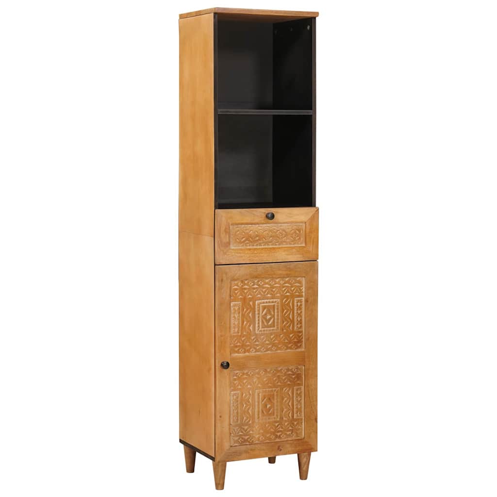 Mobile da Bagno con cassetto Marrone Chiaro 38 x 33 x 160 cm