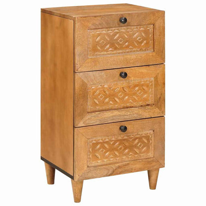 Credenza con cassetto Marrone chiaro 33.5 x 40 x 75 cm