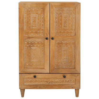 Credenza con cassetto con porta Marrone chiaro 60 x 33 x 100 cm