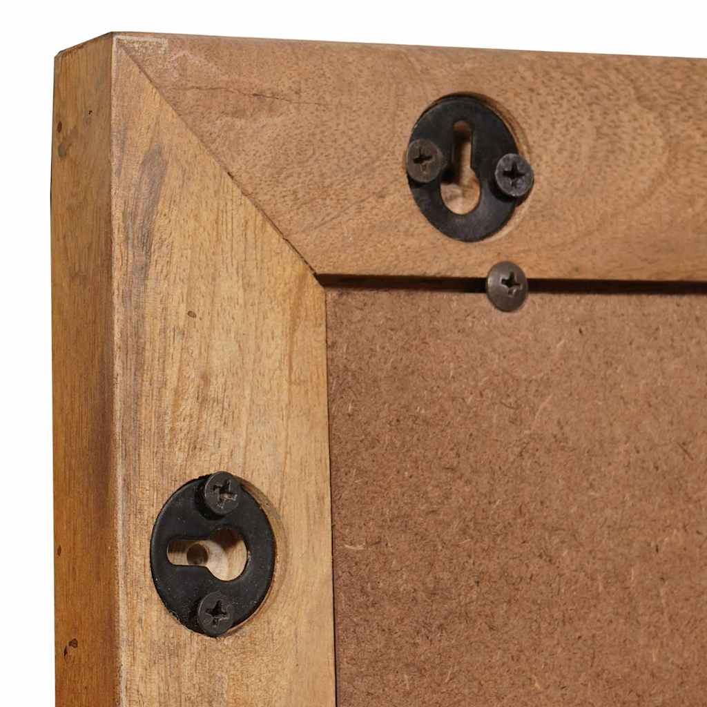 Specchio da bagno con specchio Marrone Chiaro 70 x 50 x 2,5 cm