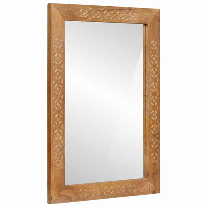 Specchio da bagno con specchio Marrone Chiaro 70 x 50 x 2,5 cm