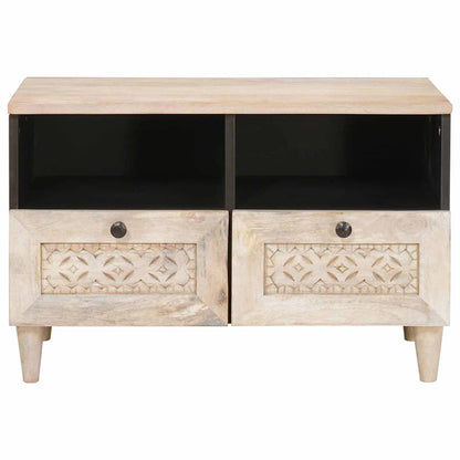 UnitÃ  TV con cassetto Bianco 70 x 33 x 46 cm Legno multistrato