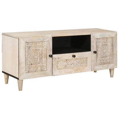 UnitÃ  TV con cassetto Bianco 105 x 33 x 46 cm Legno multistrato