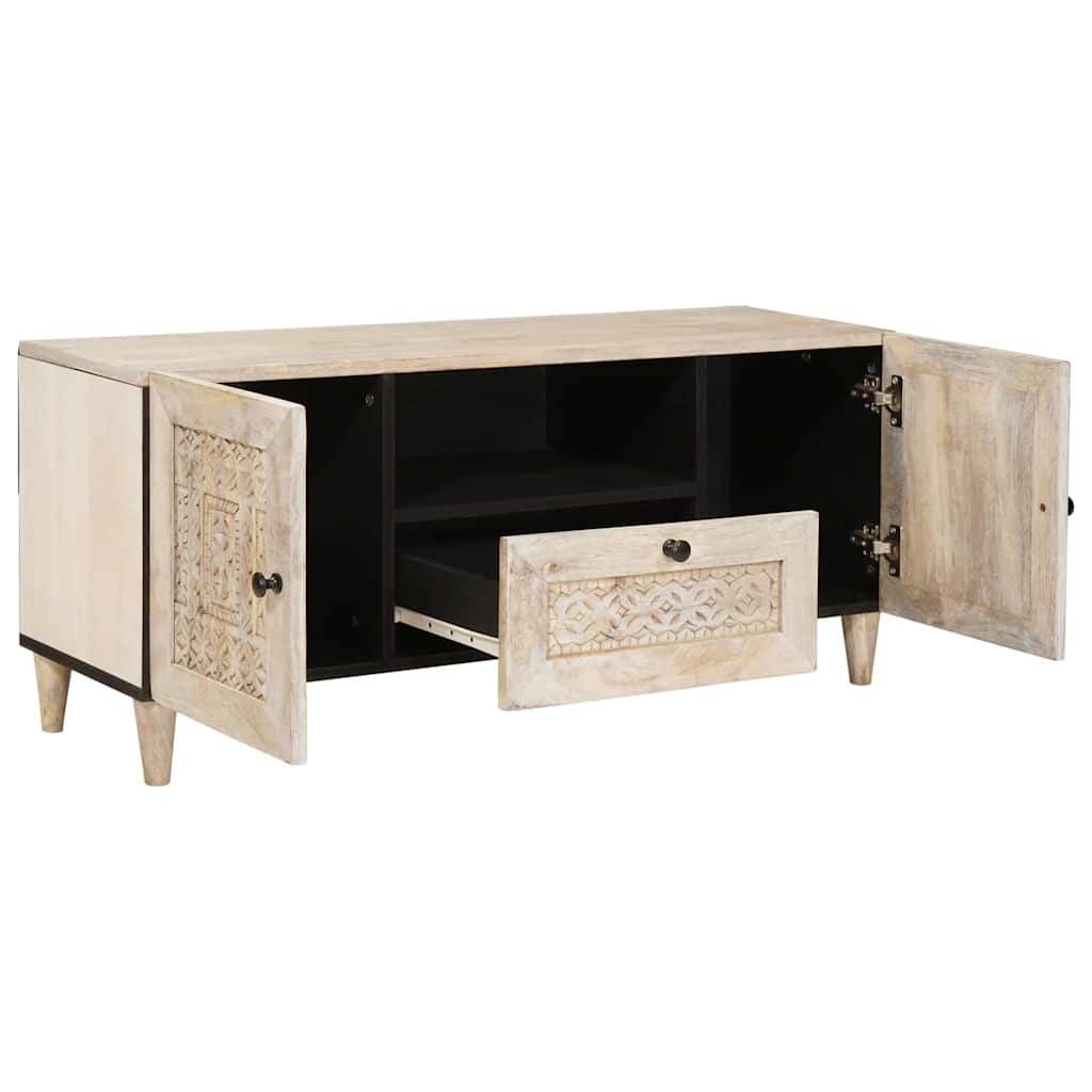 UnitÃ  TV con cassetto Bianco 105 x 33 x 46 cm Legno multistrato