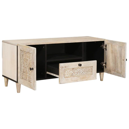 UnitÃ  TV con cassetto Bianco 105 x 33 x 46 cm Legno multistrato