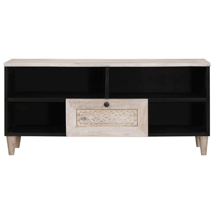 UnitÃ  TV con cassetto Bianco 105 x 33 x 46 cm Legno multistrato