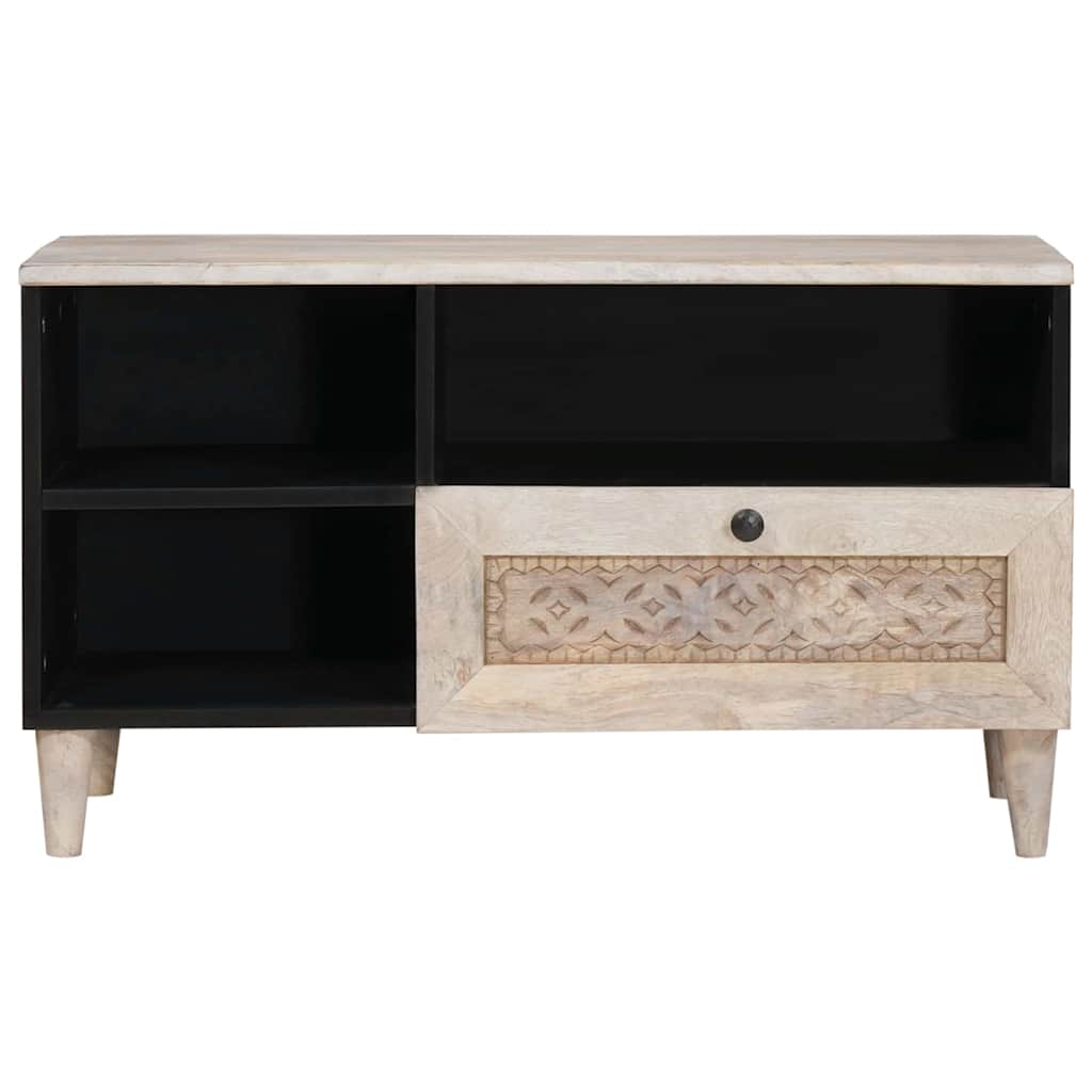 UnitÃ  TV con cassetto Bianco 80 x 33 x 46 cm Legno multistrato