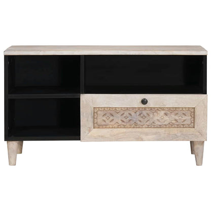 UnitÃ  TV con cassetto Bianco 80 x 33 x 46 cm Legno multistrato