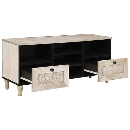 UnitÃ  TV con cassetto Bianco 100 x 33 x 46 cm Legno multistrato