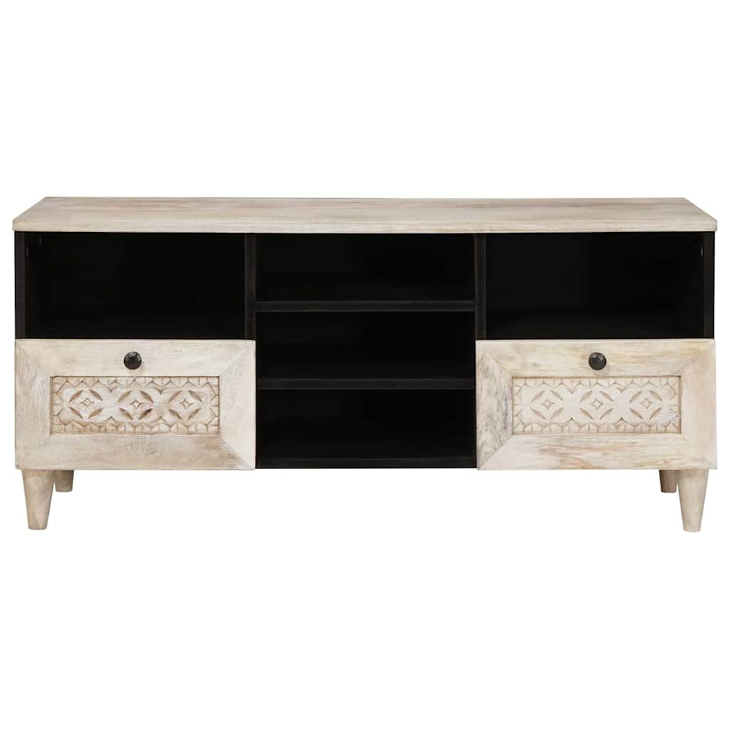UnitÃ  TV con cassetto Bianco 100 x 33 x 46 cm Legno multistrato