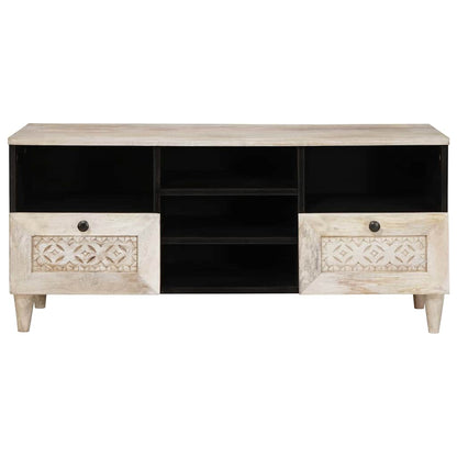 UnitÃ  TV con cassetto Bianco 100 x 33 x 46 cm Legno multistrato