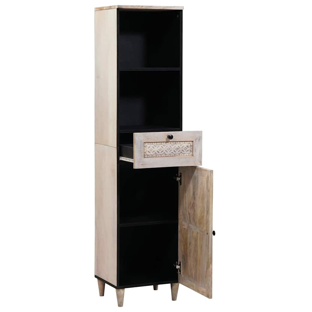 Mobile da Bagno Bianco 38 x 33 x 160 cm Legno multistrato