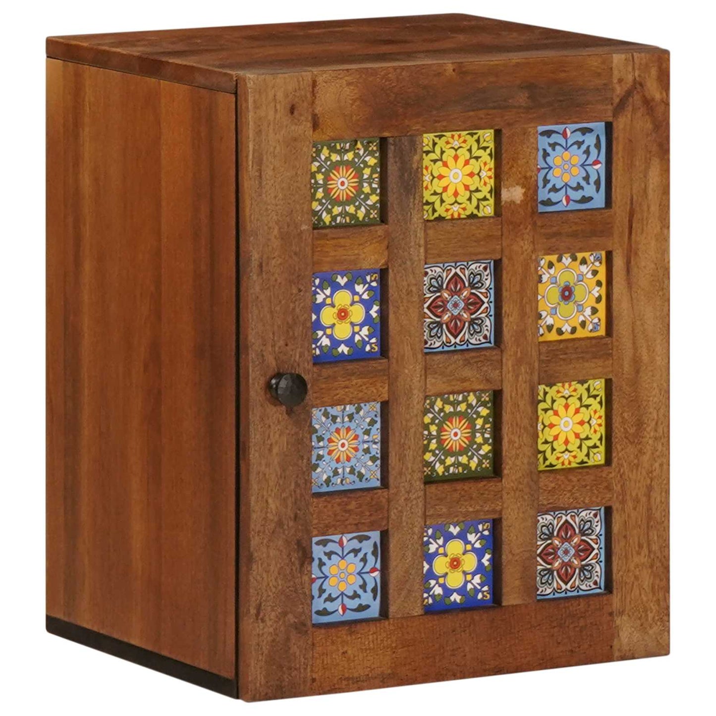 Mobile Appeso da Bagno con archiviazione Noce 38 x 33 x 48 cm