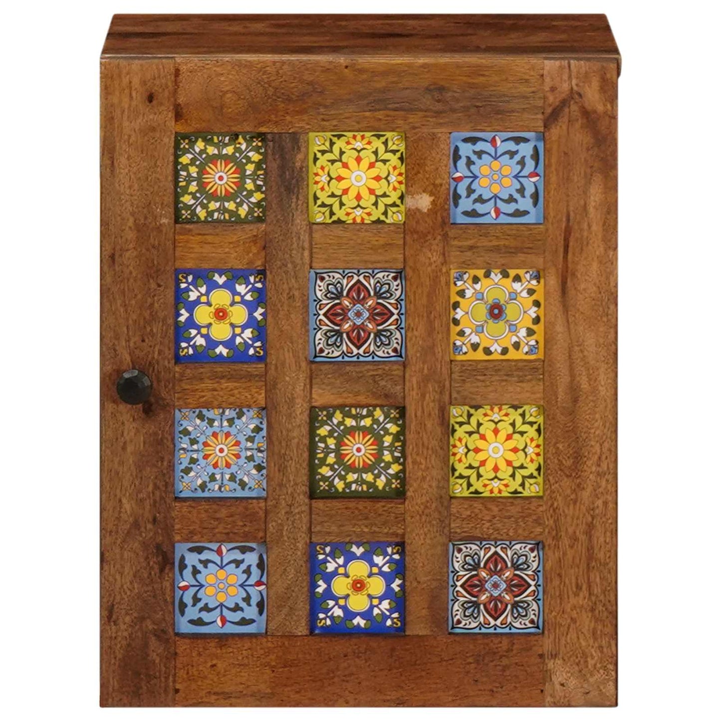 Mobile Appeso da Bagno con archiviazione Noce 38 x 33 x 48 cm