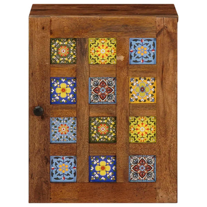 Mobile Appeso da Bagno con archiviazione Noce 38 x 33 x 48 cm