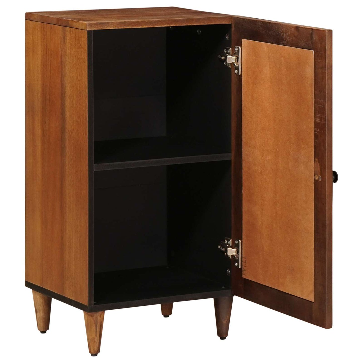 Credenza con porta Noce 40 x 33 x 75 cm Legno di mango massello