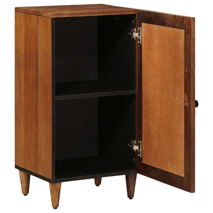 Credenza con porta Noce 40 x 33 x 75 cm Legno di mango massello