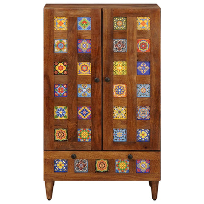 Credenza Noce 60 x 33,5 x 100 cm Legno di mango massello
