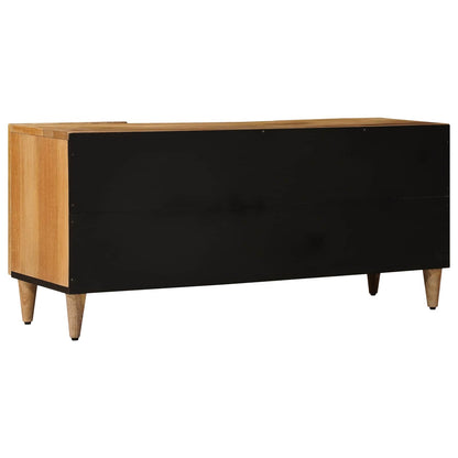 Mobile TV Naturale 105 x 33,5 x 46 cm Legno di mango massello